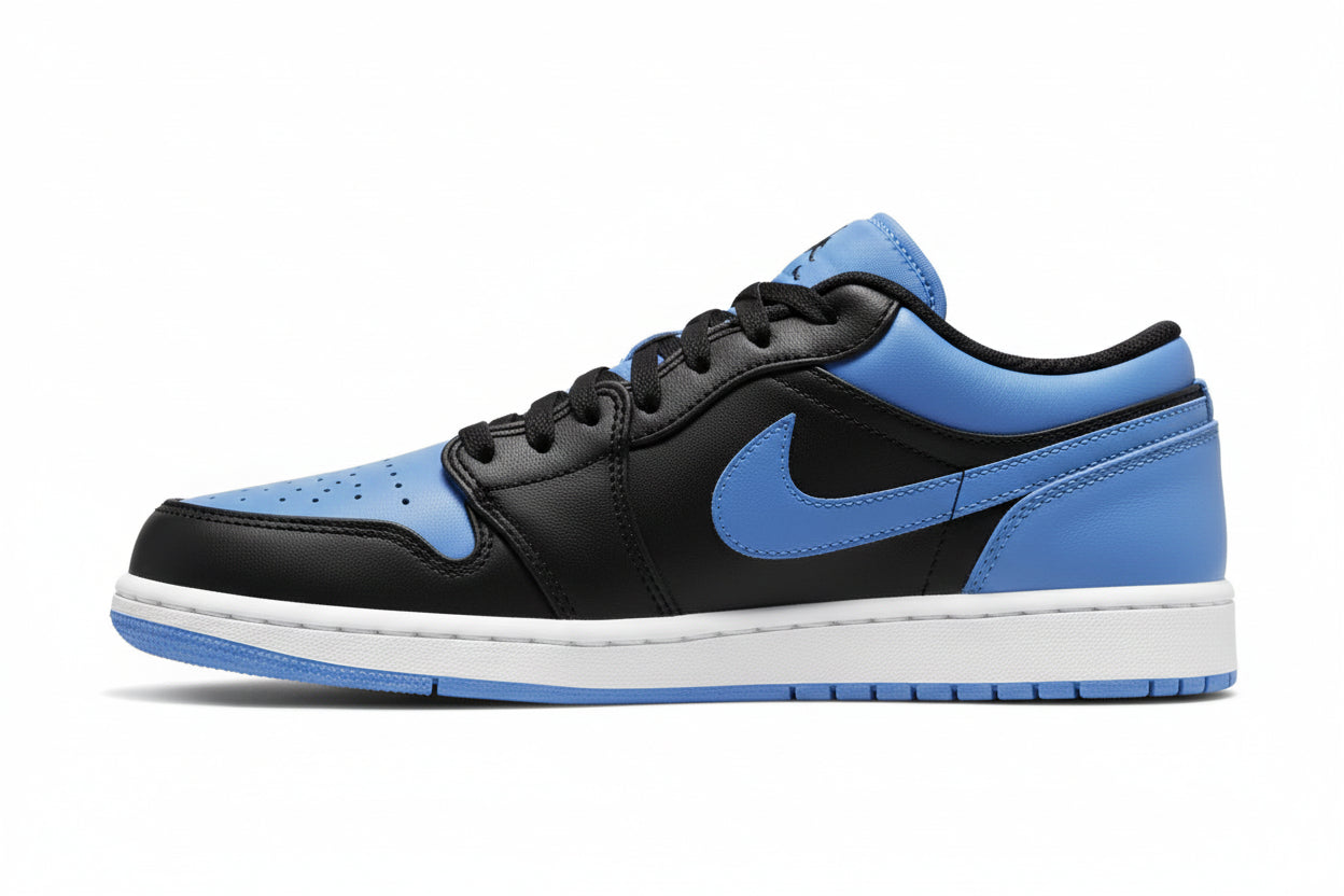 Air Jordan 1 Low Black University Blue