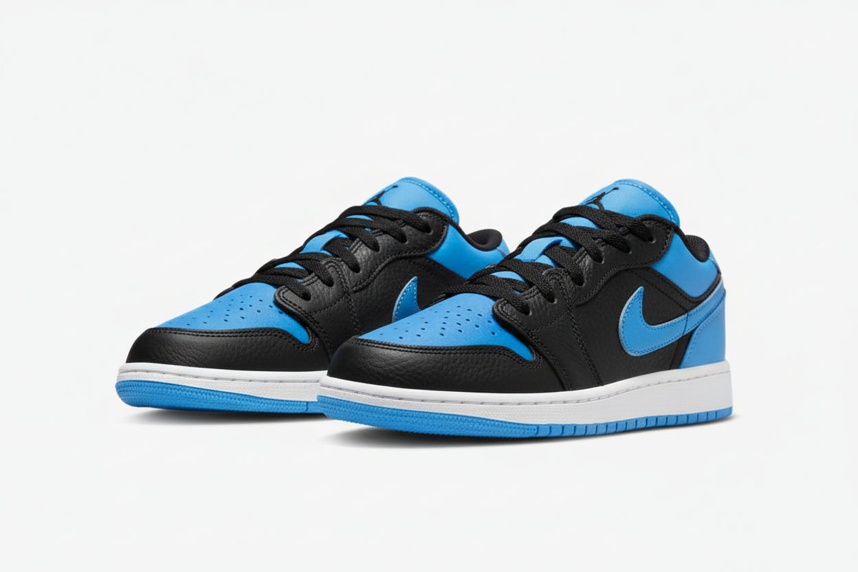 Air Jordan 1 Low Black University Blue