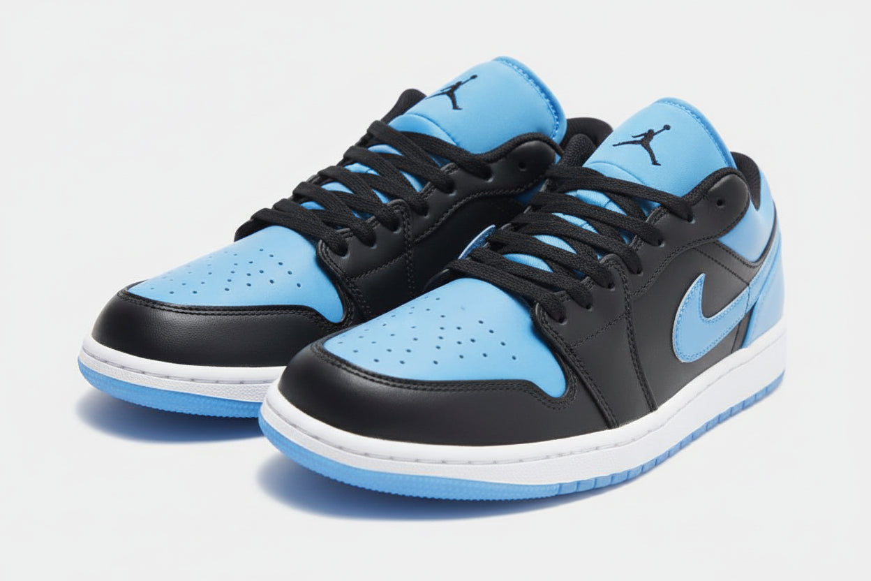 Air Jordan 1 Low Black University Blue