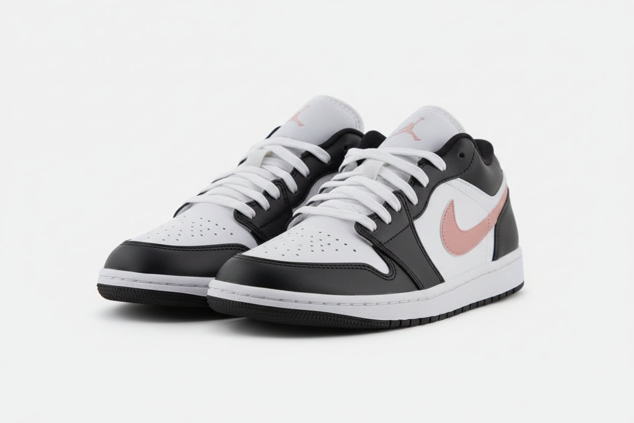 Air Jordan 1 Low Black Rust Pink
