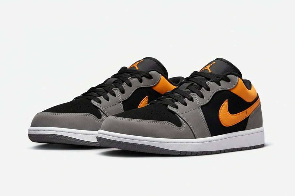 Air Jordan 1 Low Black Vivid Orange