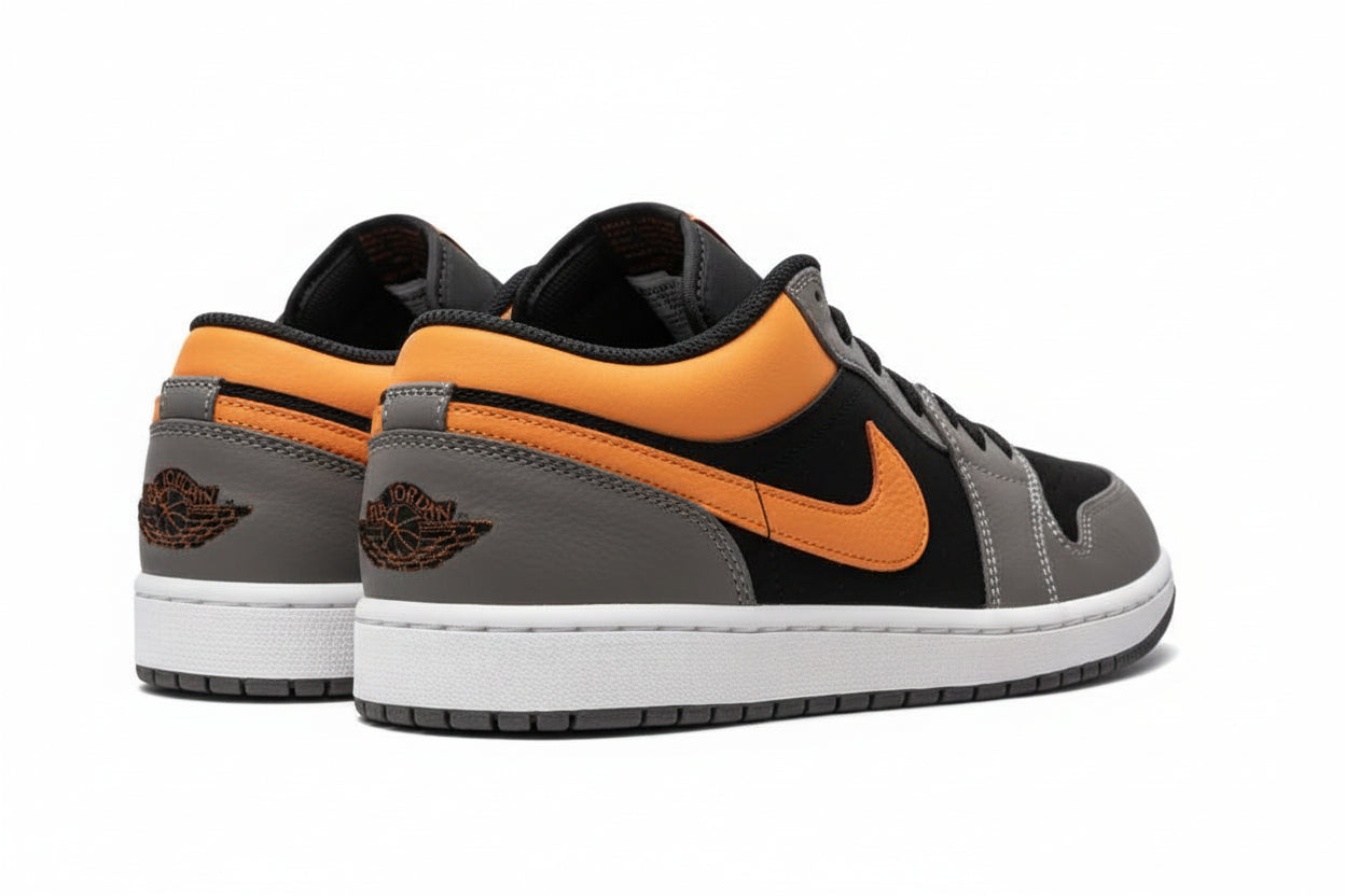 Air Jordan 1 Low Black Vivid Orange