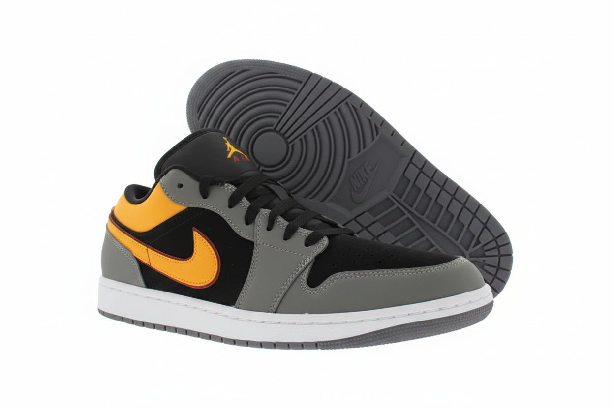 Air Jordan 1 Low Black Vivid Orange